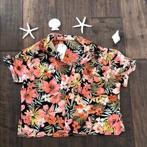 Hana Koa Crop Shirt